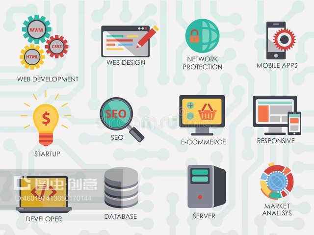 程序員與軟件開發(fā)者專用圖標(biāo)集 簡化代理與代辦服務(wù)的視覺設(shè)計(jì)